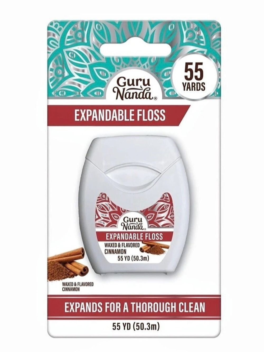 🎉 $5 GuruNanda Expandable Floss Cinnamon Flavored 55 Yards